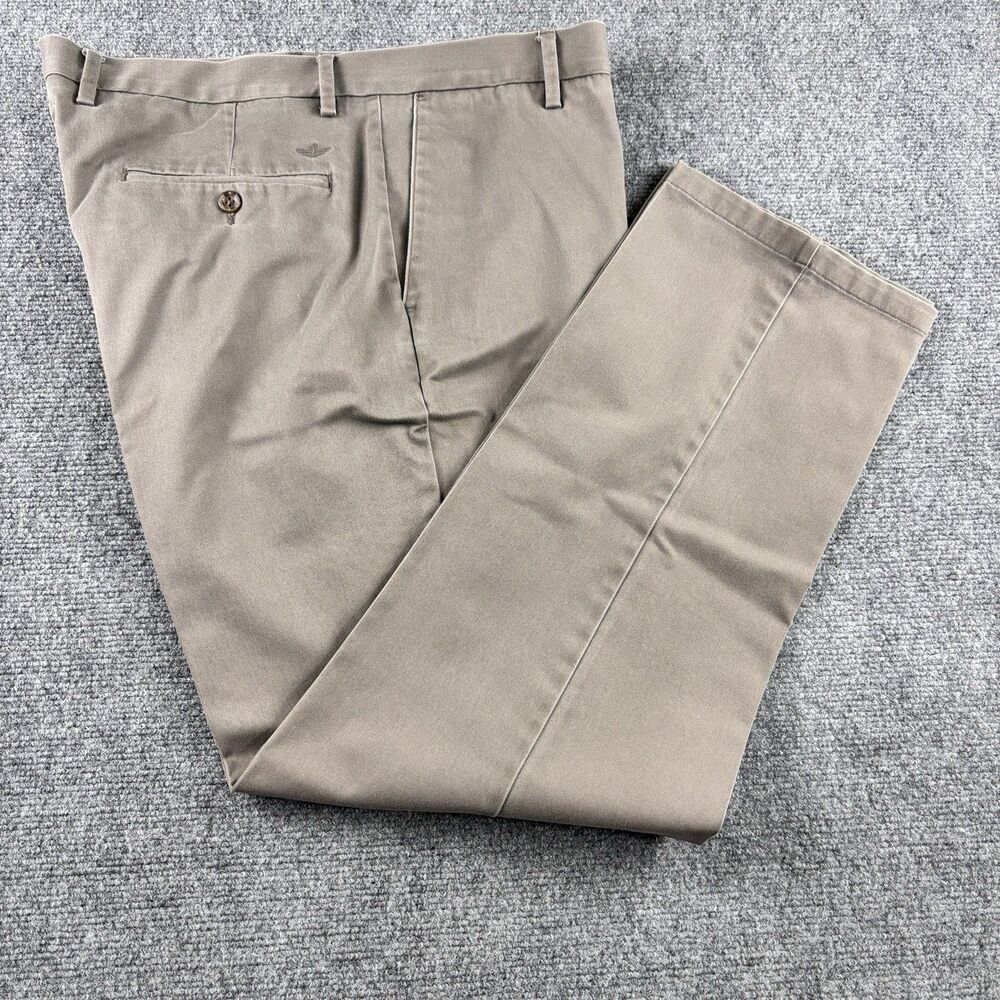 Dockers Pants Mens 34x30 US 34 Taupe Athletic Fit Chino Stretch Cotton